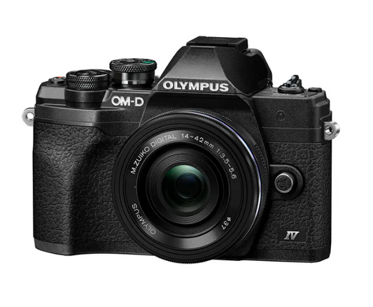 Olympus OM-D E-M10 Mark IV Black Body w/14-42mm Lens Compact System Camera