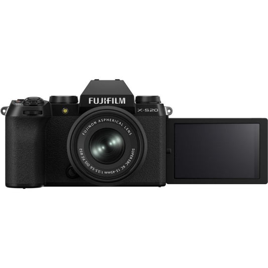 FujiFilm X-S20 Black Body + 15-45mm lens Compact System Camera